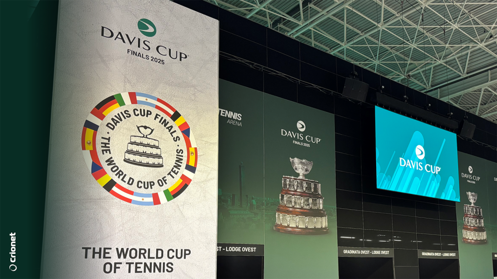 Crionet contributes to the Show Production of the Davis Cup Finals 2025